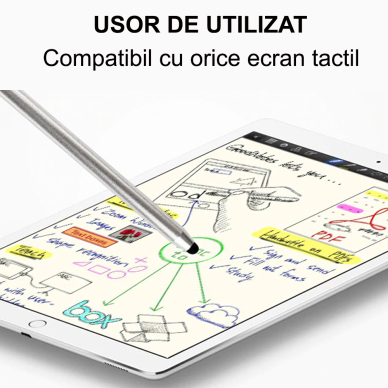 [Užsakomoji prekė] Stylus pen universal - Techsuit (JC01) - Pilkas Baltas 4