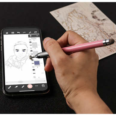 [Užsakomoji prekė] Stylus Pen Universal - Techsuit (JC03) - Rožinis 5