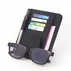 [Užsakomoji prekė] Suport pentru ochelari auto - Techsuit Car Sun Mount Organizer (CO- S1) - Juodas