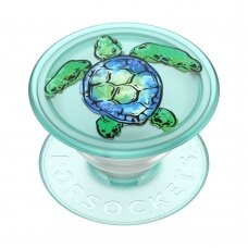 [Užsakomoji prekė] Laikiklis - Popsockets PopGrip - PlantCore Translucent Tortuga