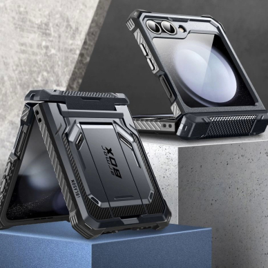 Supcase IBLSN ArmorBox Dėklas Samsung Galaxy Z Flip 6 - Juodas 4