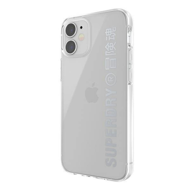 SuperDry Snap iPhone 12 mini Clear Case Permatomas 42590 4