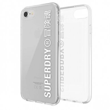 SuperDry Snap iPhone 6/6s/7/8/SE 2020 / SE 2022 Clear Case /Baltas 41573 2