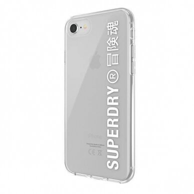 SuperDry Snap iPhone 6/6s/7/8/SE 2020 / SE 2022 Clear Case /Baltas 41573 4