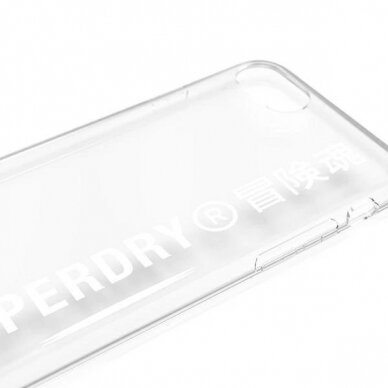 SuperDry Snap iPhone 6/6s/7/8/SE 2020 / SE 2022 Clear Case /Baltas 41573 5