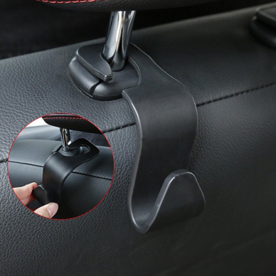 [Užsakomoji prekė] Suport Auto Geanta - Techsuit Headrest Hangers (ABS-OTH1) - Juodas 6