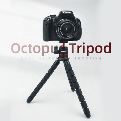 [Užsakomoji prekė] Laikiklis trikojis - Techsuit Octopus Tripod (JX-004) - Juodos spalvos 3