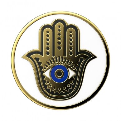 [Užsakomoji prekė] Laikiklis - Popsockets PopGrip - Enamel Hamsa Hand 2