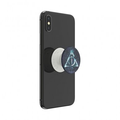 [Užsakomoji prekė] Laikiklis - Popsockets PopGrip - Glitter Deathly Hallows 1