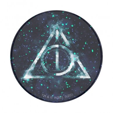 [Užsakomoji prekė] Laikiklis - Popsockets PopGrip - Glitter Deathly Hallows 2