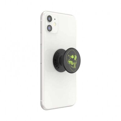 [Užsakomoji prekė] Laikiklis - Popsockets PopGrip - Lenticular Skull 1