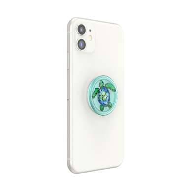 [Užsakomoji prekė] Laikiklis - Popsockets PopGrip - PlantCore Translucent Tortuga 3