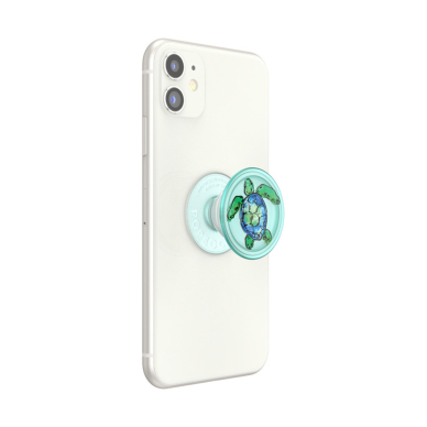 [Užsakomoji prekė] Laikiklis - Popsockets PopGrip - PlantCore Translucent Tortuga 4