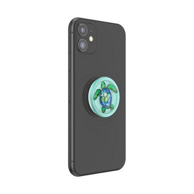 [Užsakomoji prekė] Laikiklis - Popsockets PopGrip - PlantCore Translucent Tortuga 5