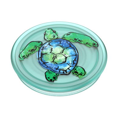 [Užsakomoji prekė] Laikiklis - Popsockets PopGrip - PlantCore Translucent Tortuga 6