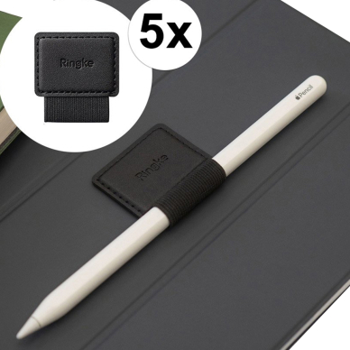 [Užsakomoji prekė] Suport Stylus Pen Autoadeziv (set 5) - Ringke - Juodas