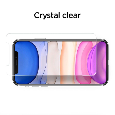 Aukštos Kokybės Ekrano Apsauga Spigen Alm Glass Fc Iphone 11 Juodas 3