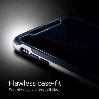 Aukštos Kokybės Ekrano Apsauga Spigen Alm Glass Tr Iphone 11 Privacy 3