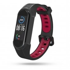 Tech-Protect Armor Apyrankė Xiaomi Mi Smart Band 5 / 6 / 6 NFC - Juodas red