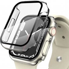 Tech-Protect Defense360 Dėklas Apple Watch 7 / 8 / 9 (41 mm) - Permatomas