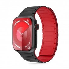 Tech-Protect IconBand Magnetic Apyrankė Apple Watch 4 / 5 / 6 / 7 / 8 / 9 / SE / Ultra 1 / 2 (42/44/45/49 mm) - Juodas/Red