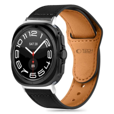 Tech-Protect Leatherfit Apyrankė Samsung Galaxy Watch Ultra (47mm) - Juodas