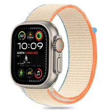 Tech-Protect Nylon Apyrankė Apple Watch 6 / 7 / 8 / 9 / 10 / SE / Ultra 1 / 2 (44 / 45 / 46 / 49 MM) - Smėlinis