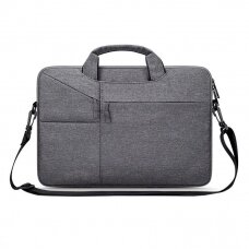 Tech-Protect PocketBag a 14 laptop - tamsiai pilkas