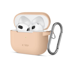 Tech-Protect Silicone Hook Dėklas Apple AirPods 3 - Smėlinis