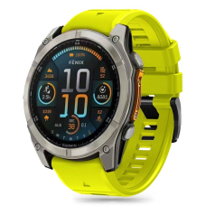 Tech-Protect Silicone Line Apyrankė Garmin Fenix 5 / 6 / 6 Pro / 7 / 8 (47 mm) / E - Žalias