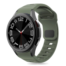 Tech-Protect Silicone Line Apyrankė Samsung Galaxy Watch 4 / 5 / 5 Pro / 6 / 7 / FE - Žalias