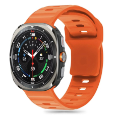 Tech-Protect Silicone Line Apyrankė Samsung Galaxy Watch Ultra (47mm) - Oranžinė