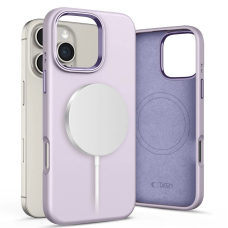 Tech-Protect Silicone PU MagSafe Dėklas iPhone 16 Pro Max - Violetinis