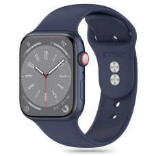 Tech-Protect Silicone Apyrankė Apple Watch 4 / 5 / 6 / 7 / 8 / 9 / SE / Ultra 1 / 2 (42 / 44 / 45 / 49 mm) - Mėlynas