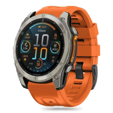 Tech-Protect Silicone Strap Garmin Fenix 5 / 6 / 6 Pro / 7 / 8 (47 mm) / E - Oranžinė