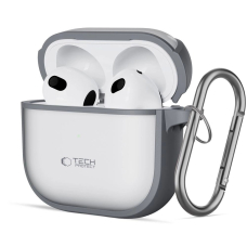 Tech-Protect Slim Hook Dėklas AirPods 4 - Pilkas