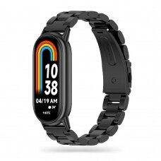 Tech-Protect Stainless Apyrankė Xiaomi Smart Band 8 / 8 NFC - Juodas