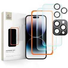 Tech-Protect Supreme Set Apsauginis stiklas iPhone 16 Pro Max - Transparent (3 pcs.)