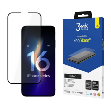 Apsauginis stiklas 3mk NeoGlass with Juodas frame for iPhone 16