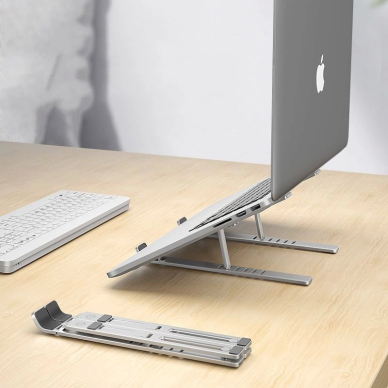 Tech-Protect Alustand universal laptop stand - tamsiai pilkas 4