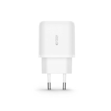 Tech-Protect C20W USB-C PD 20W / USB-A QC 3.0 network Įkroviklis USB-C / USB-C Kabelis - baltas 2