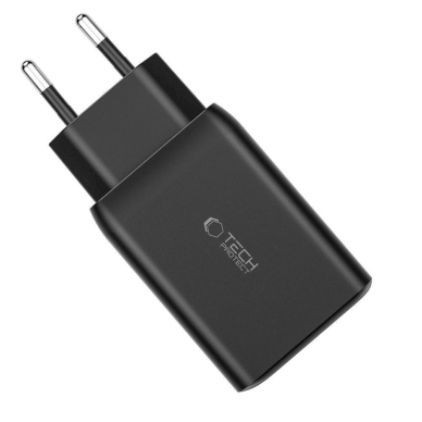 Tech-Protect C65W network Įkroviklis  2x USB-C PD 65W / USB-A QC 3.0 - Juodas 4