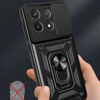 Dėklas Tech-Protect CamShield Pro  Xiaomi Poco X6 Pro 5G - Juodas 4