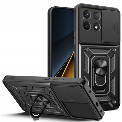 Dėklas Tech-Protect CamShield Pro  Xiaomi Poco X6 Pro 5G - Juodas