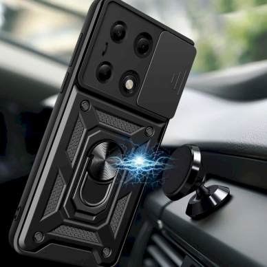 Tech-Protect CamShield Pro Case for Xiaomi Redmi Note 13 Pro 4G / LTE / Poco M6 Pro 4G / LTE - juodas 3