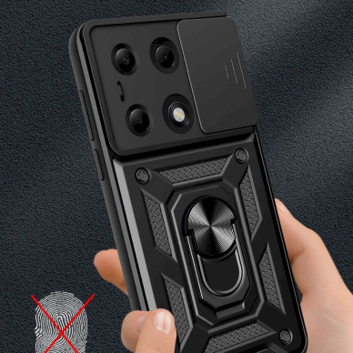 Tech-Protect CamShield Pro Case for Xiaomi Redmi Note 13 Pro 4G / LTE / Poco M6 Pro 4G / LTE - juodas 4