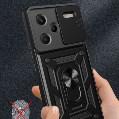 Dėklas Tech-Protect CamShield Pro  Xiaomi Redmi Note 13 Pro+ 5G - Juodas 4