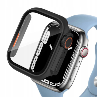 Tech-Protect Defense360 Dėklas Apple Watch 46mm - Juodas - Oranžinis