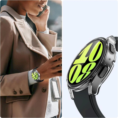 Tech-Protect Defense360 Dėklas Samsung Galaxy Watch 6 (40 mm) - Permatomas 3