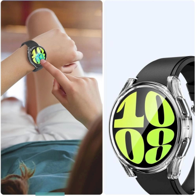 Tech-Protect Defense360 Dėklas Samsung Galaxy Watch 6 (40 mm) - Permatomas 4